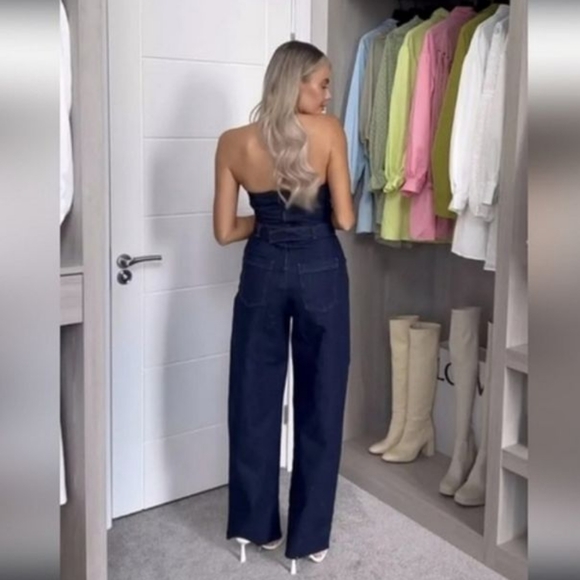 Zara Denim Jumpsuit *Bloggers' Fave* - Picture 11 of 15